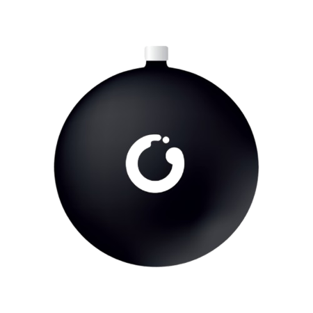 ZEN Black Christmas Bauble